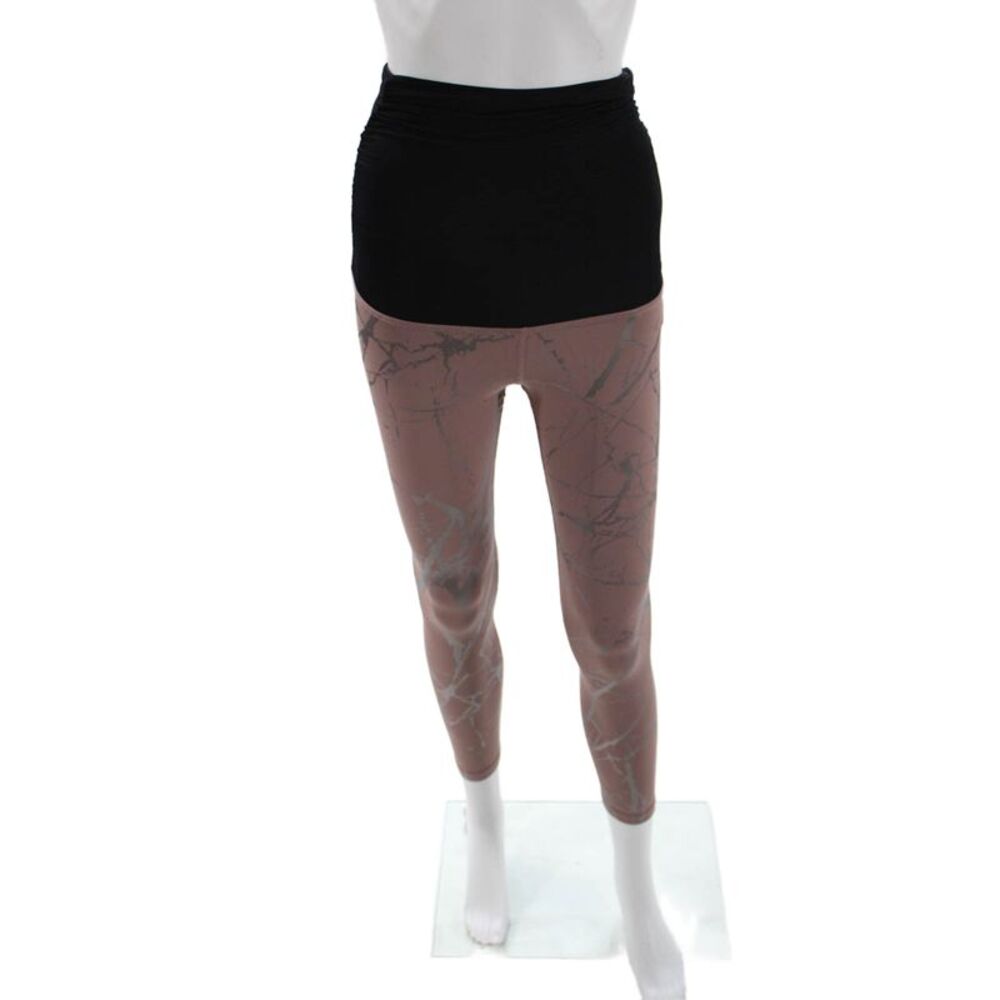 Beyond the Bump Women Ankle Leggings Black Maternity Size XS